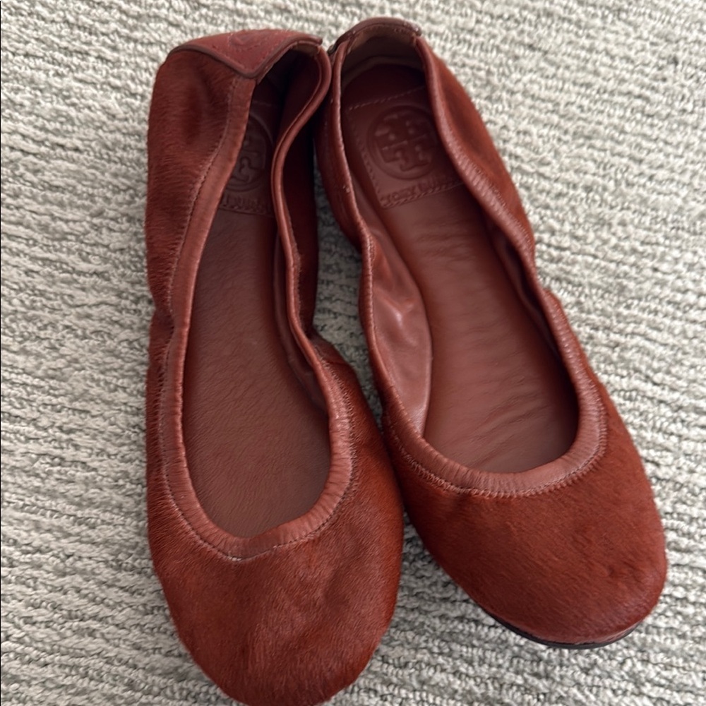 Tory Burch Women's Brown Ballet Flats